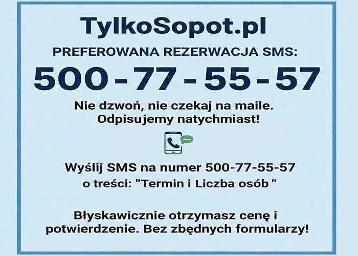 Апартаменты Tylkosopot - Mieszkanie Baltyk- 400 Metrow Od Morza- Garaz Сопот